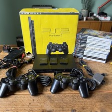 Sony PlayStation 2 Slim Console Bundle Boxed PS2 SCPH-70003 2 Controllers Games