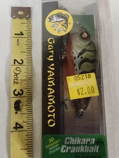 Gary Yamamoto 3D Chikara Crankbait Crawfish Green200 Floating Lure 82-Chi200 504