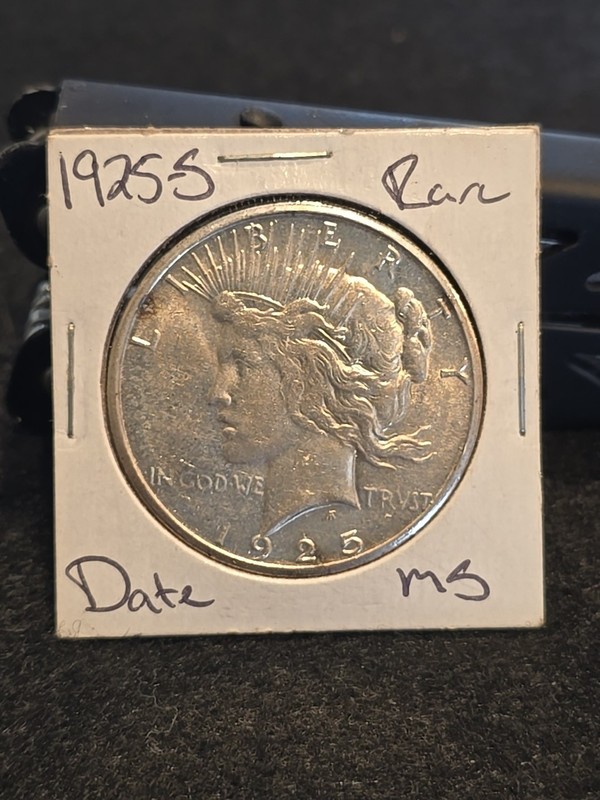 1925 S Peace Silver Dollar