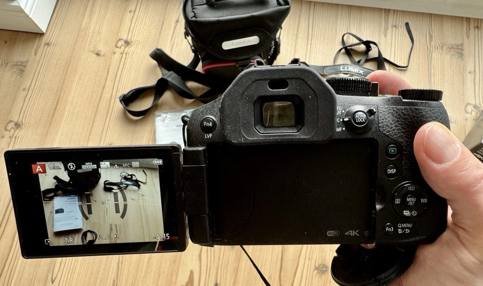 Panasonic Lumix DMC FZ300 inkl Zubehörpaket, OVP*Tasche* Wechselakku*uvm*  - Bild 4 von 4