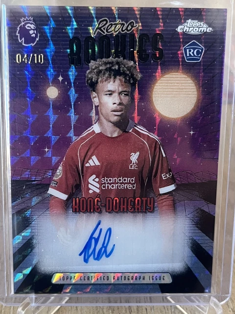 2026 Topps Chrome Trent Kone-Doherty RETRO ROOKIE AUTO /10 Black RC #RR-KD