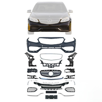 For 2014-2016 Mercedes Benz E-Class W212 To E63 AMG Style Front Bumper kit