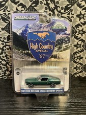 GREENLIGHT 1967 Ford Mustang GT High Country Special Green 1:64 Diecast Hobby