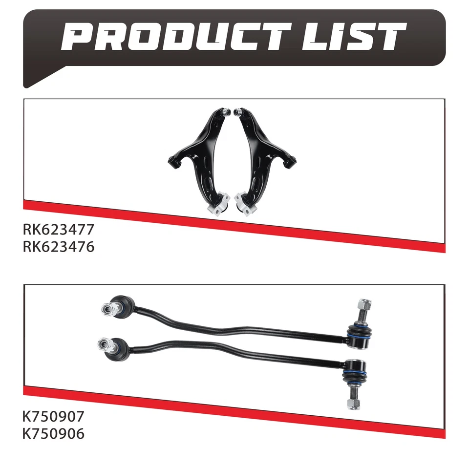 Kit de brazos de control delanteros eslabones para Subaru Legacy Outback 2015-2019 Foto 3 de 4