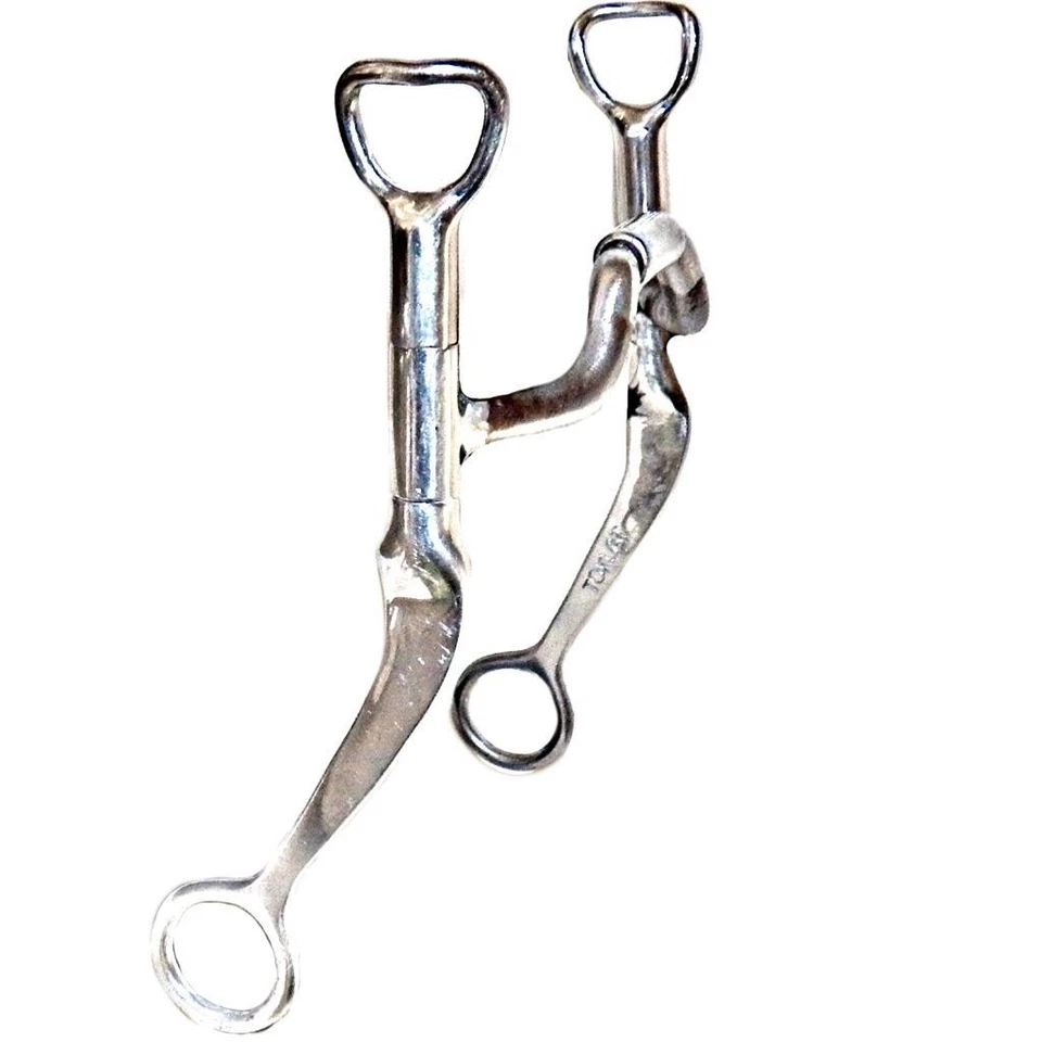 Broca de vástago plano de acero inoxidable Myler Toklat puerto de barril bajo MB 33 nivel 3 Foto 4 de 4