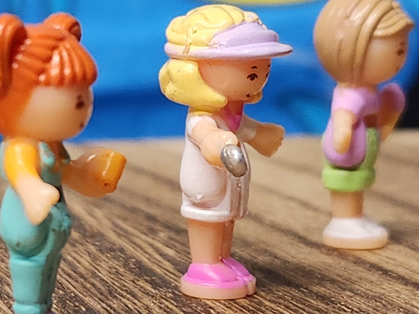 Vintage Figures From Bluebird 1995 Polly Pocket Ice Cream Stand Set Dolls Only