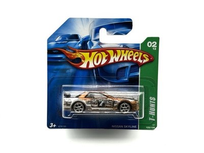 2007 Hot Wheels Super Treasure Hunt Nissan Skyline 2/12 Short Card PAINT FLAKING