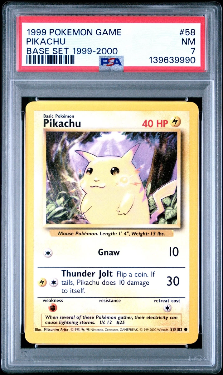Pikachu Pokémon TCG Professional Sports Authenticator (PSA) Grade
