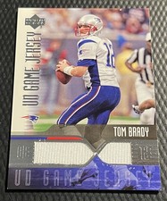 2004 Tom Brady Patriots Upper Deck Game Jersey Card #TB-GJ