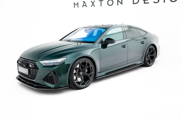 Maxton Design Carbon Seitenschweller Ansatz (Paar) Passend FüR Audi RS7 C8-image