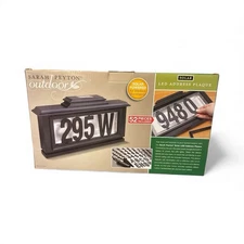 Sarah Peyton Outdoor Solar LED Address Plaque (S74)