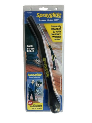 #ad Sprayglide Pressure Washer Roller Wand Attachment w Back Stress Relief $9.99
