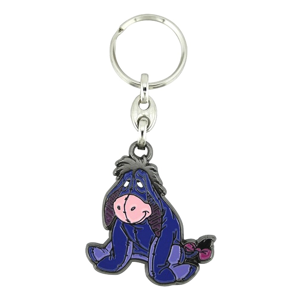 Disney LKRP103 Winnie The Pooh - Eeyore Sitting Enamelled Licensed Keychain