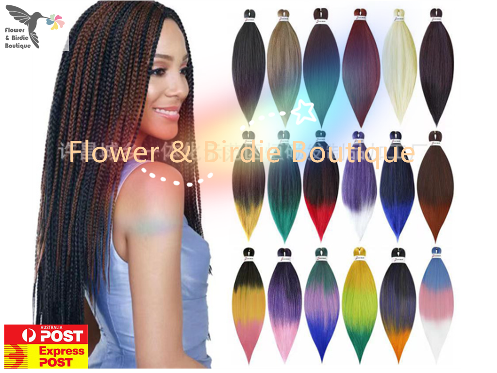 Synthetic Crochet Braiding Hair Extensions Kanekalon Braids Synthetic