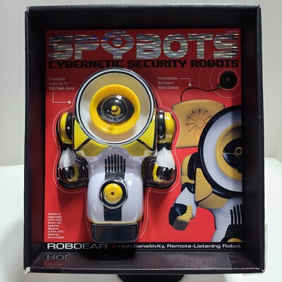 SpyBots Cybernetic Security Robot. A High-Intensity, Remote-Listening Robot.