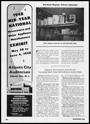 1948 Kitz & Pfeil Hardware Store Oshkosh Wisconsin Photo & Article Print Ad