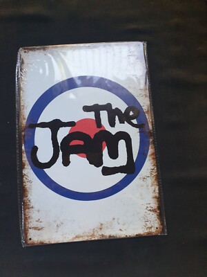 The Jam Target Metal Sign Plaque English Mod/Revival/Punk Rock posters FREE P&P