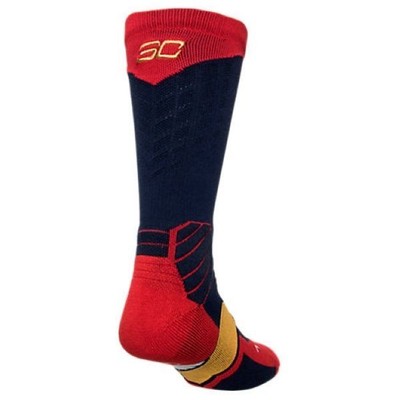 orange under armour basketball socks