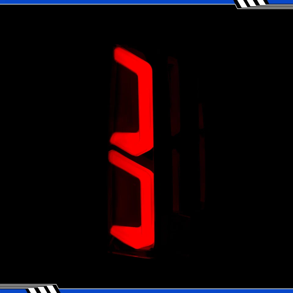 2015-20 For Chevy Suburban Tahoe SUV Full LED Chrome Tail Lights Lamp Pair — 第 3/4 张图片