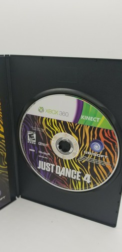 Just Dance 4 (Microsoft Xbox 360, 2012) NO CASE. MANUAL AND DISC ONLY  - Picture 3 of 3