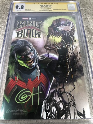 King in Black 1 CGC SS 9.8 Greg Horn art Venom vs Knull Variant 2
