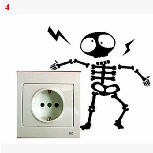3D-Lichtschalter-Wandsteckdosen-Aufkleber Kinderzimmer-Dekoration Wandposter✅ ↑ - Bild 16 von 27