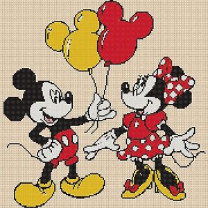 Free Minnie Mouse Cross Stitch Chart