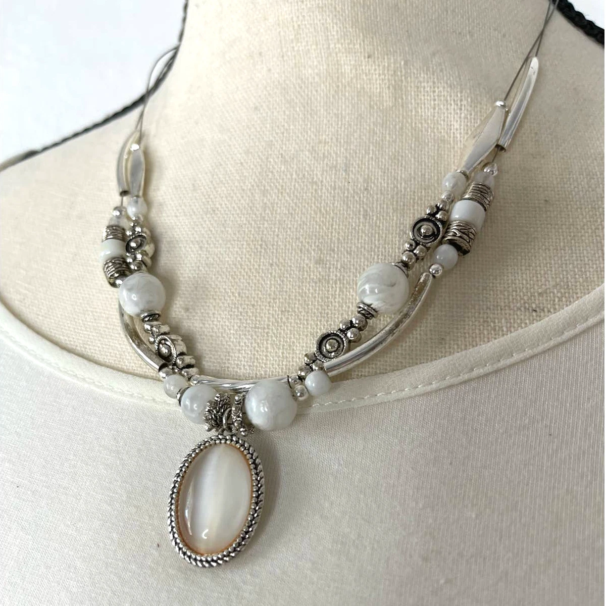 Avon opal necklace deals