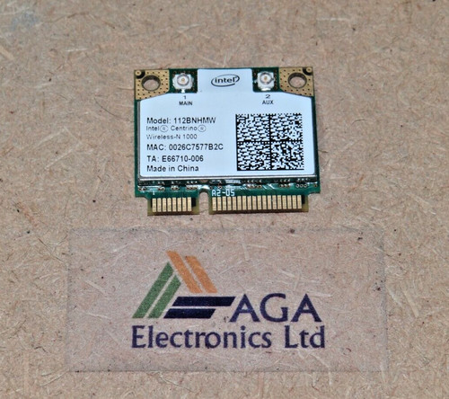 Intel Centrino Wireless-N 1000 Laptop WLAN WiFi Karte. Modell: 112BNHMW