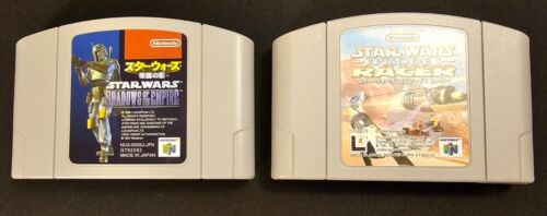 Nintendo N64 Lot - Japanese - Star Wars Shadow of the Empire Episode 1 Racer - Picture 1 of 3