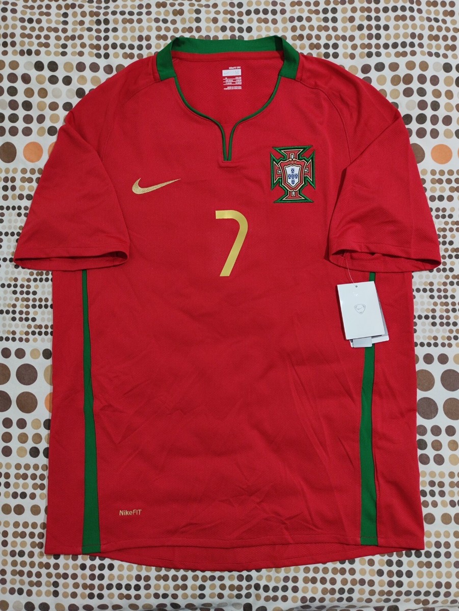 Cristiano RONALDO Portugal 2008 2010 Home Soccer Jersey Nike