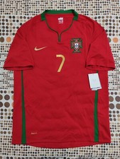 Cristiano RONALDO Portugal 2008 2010 Home Soccer Jersey Nike Footbal Shirt Sz-M