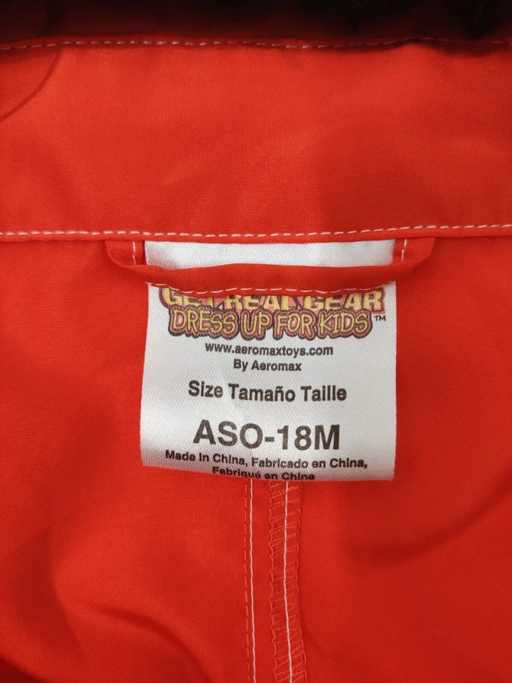 Disfraz de Astronauta Transbordador Espacial Get Real Gear Niños Niñas NASA 0-18M Foto 3 de 4