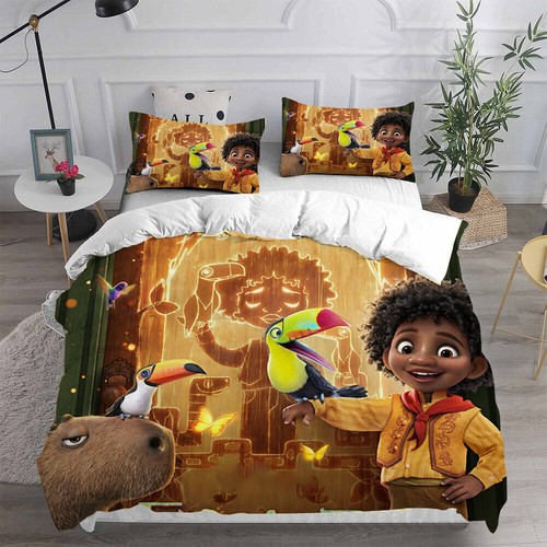 Encanto 3D Duvet Cover Bedding Set Cosplay Mirabel Madrigal Pillowcase Quilt NEW - Picture 23 of 29