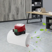 Plastic Air Damper Valve HVAC Electric Air Duct Motorized Damper For Ventilation