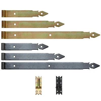 Ladenband Ladenbänder Torbänder Kloben Türbänder Türband Torband Verzinkt Schwar