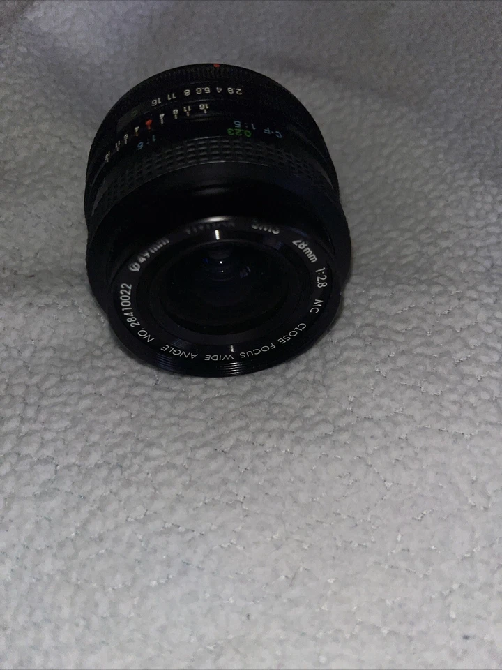Lente principal gran angular de enfoque cercano Vivitar SMS 28 mm 1:2,8 MC Foto 3 de 4