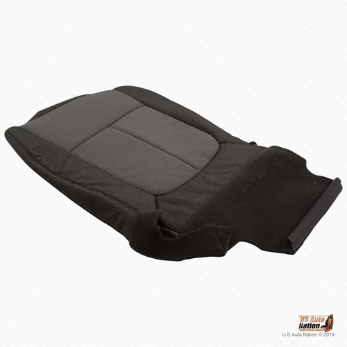 2009 2010 Ford F150 STX XL Front DRIVER Bottom GRAY Cloth Replacement Seat Cover - Picture 6 of 7