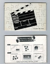 New Clapboard Production Slate Puzzle Postcards Set of 10 Cards Post Cards