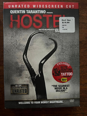 HOSTEL unrated widescreen dvd Best Buy edition with temp tattoo Tarantino
