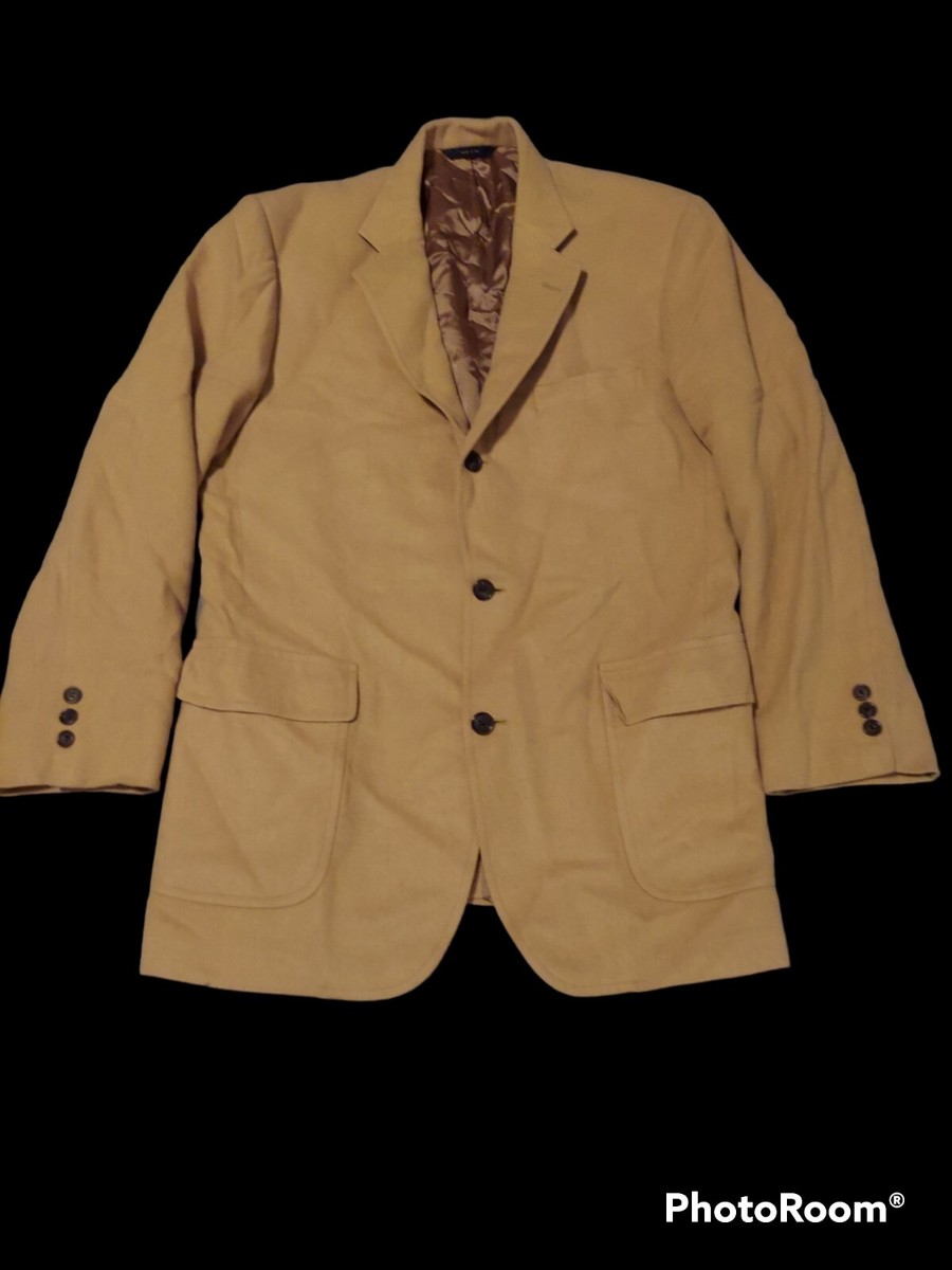 Brooks Brothers Vintage Mens Blazer 100% Camel Hair Brown Size 42L Very  Nice!