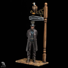 Undertaker 1880 Wild West Painted Miniature Tin Toy Soldier Pre-Sale  Art