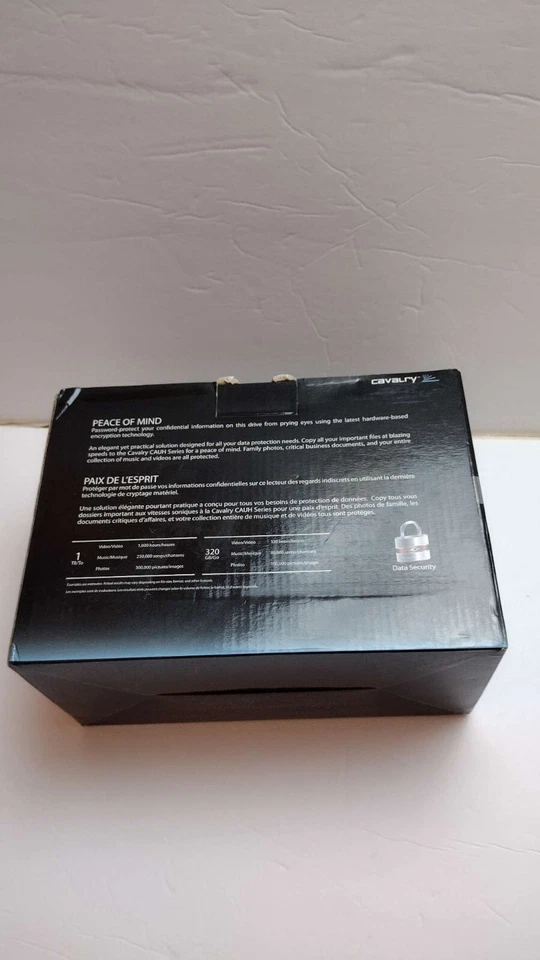 NEW Cavalry External Hard Drive Enclosure USB 2.0 Password Protect Security - Image 2 of 3