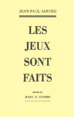 Les Jeux Sont Faits (French Edition) - Paperback By Jean-Paul Sartre - GOOD