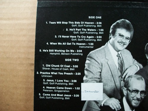 Jerry & The Goffs - Personally Yours (LP, 1982, Lighthouse) *Gospel - Picture 3 of 8