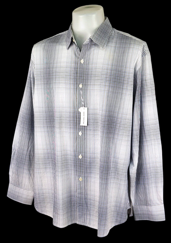 MICHAEL KORS Mens Blue Grey L/S EVENING DRESS SHIRT - 2XL (3XL)* - 58" -RRP £109 - Picture 9 of 13