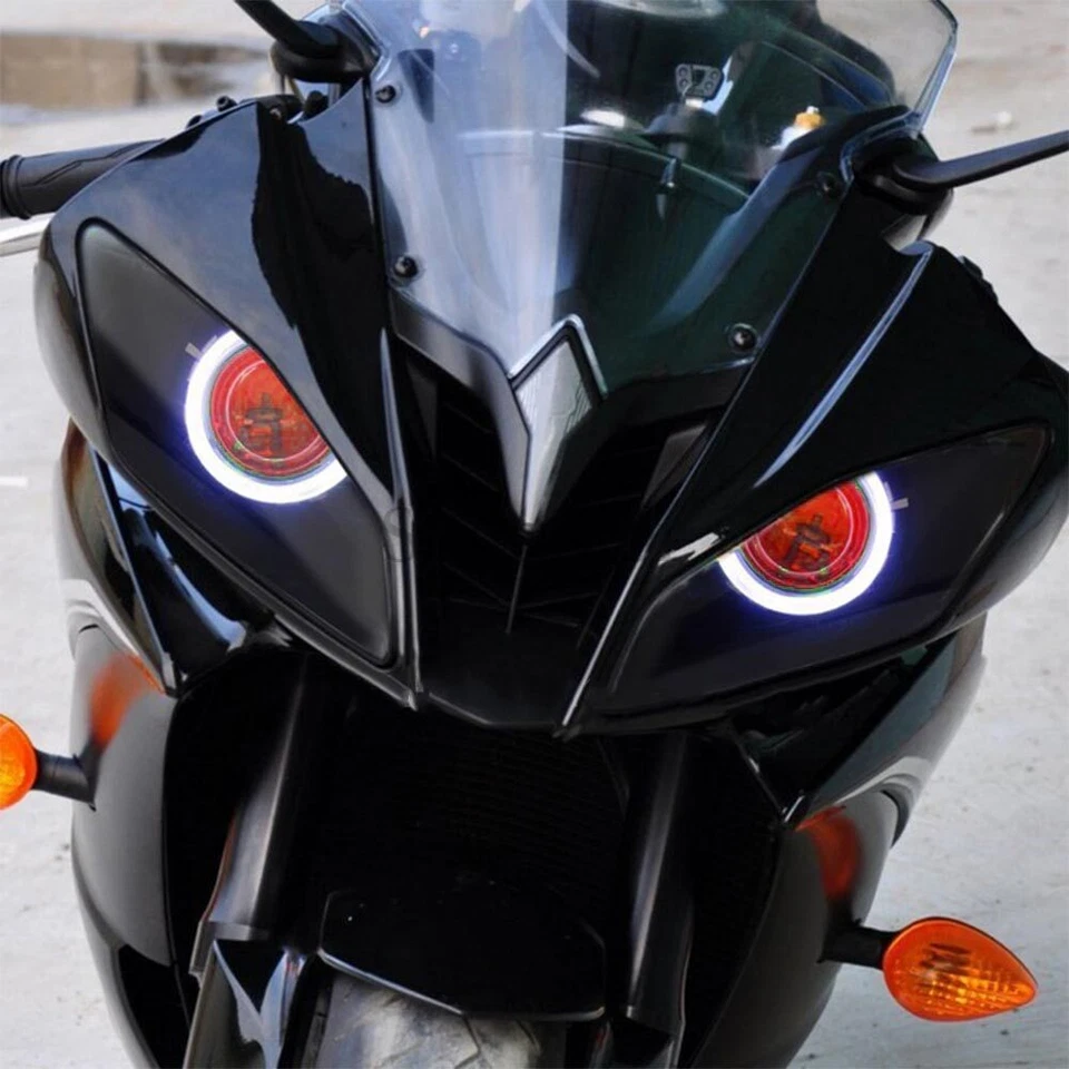 For Yamaha YZF R6 YZF-R6 Devil Angel Eye HID Projector Headlight Assembly 08-16 - Image 4 of 4