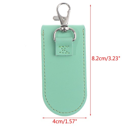 Pouch Bag Case Protective Leather With Keychain For Usb Flash Drive Memory St-BI - Afbeelding 5 van 14