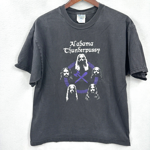 Camicia vintage Alabama Thunderpussy concerto tour uomo grande che si oppone a noi anni 90