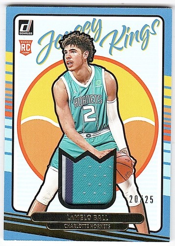 LaMelo Ball [Prime] 2020 Donruss Rookie Jersey Kings card
